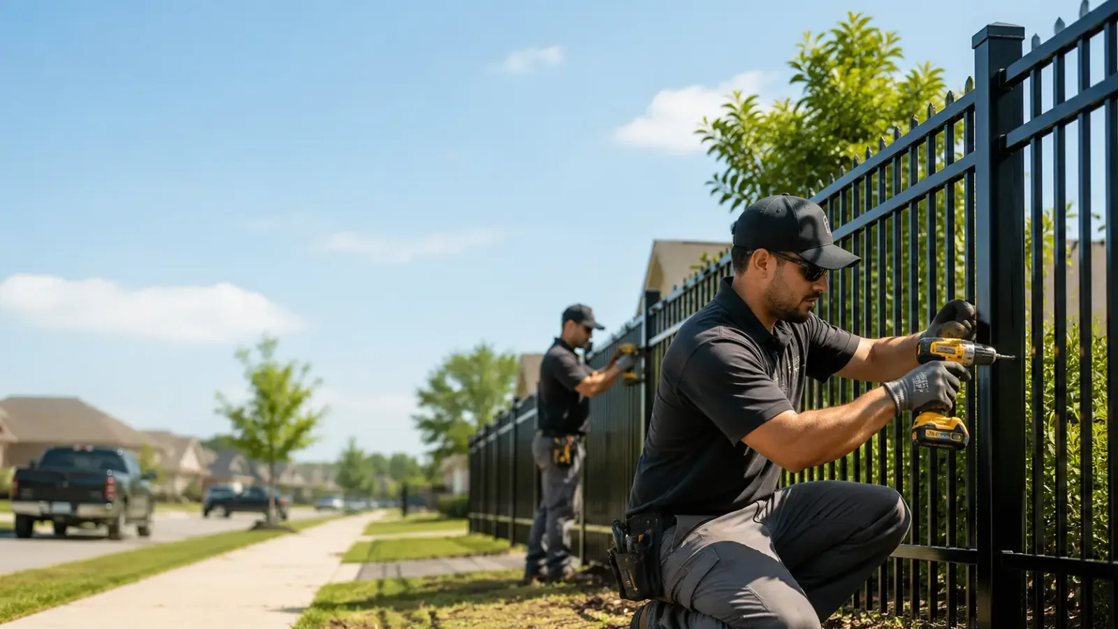 Metal Fence Installation in West Newton, MA